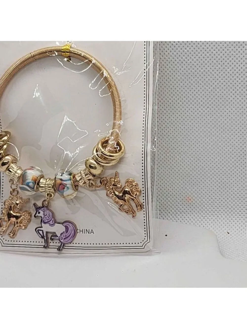 Brand New   Three Unicorn Bracelet